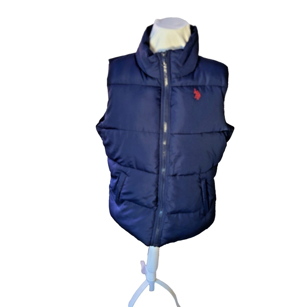 U.S. Polo Assn Men's Full Zip Puffer Vest Size l